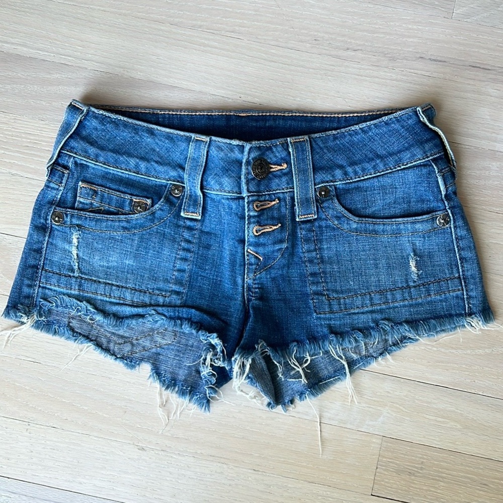 True Religion denim/jean shorts